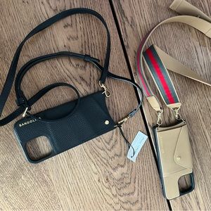 COPY - Bandolier iPhone 13 ProMax BLACK case with strap FITS IPHONE 14 PRO MAX